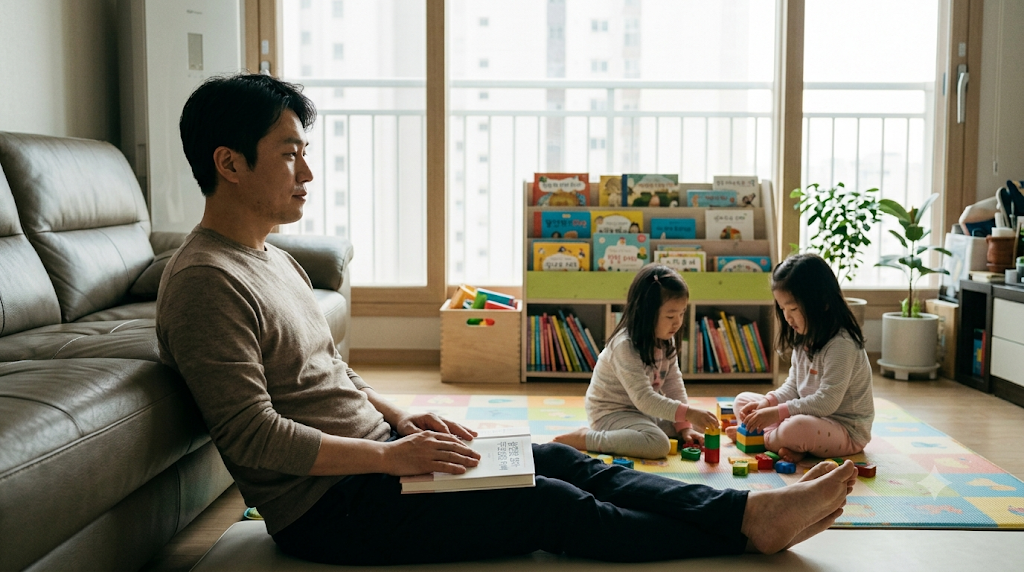 두 딸을 키우며 부모의 불안과 통제적인 육아 방식을 돌아보는 아빠